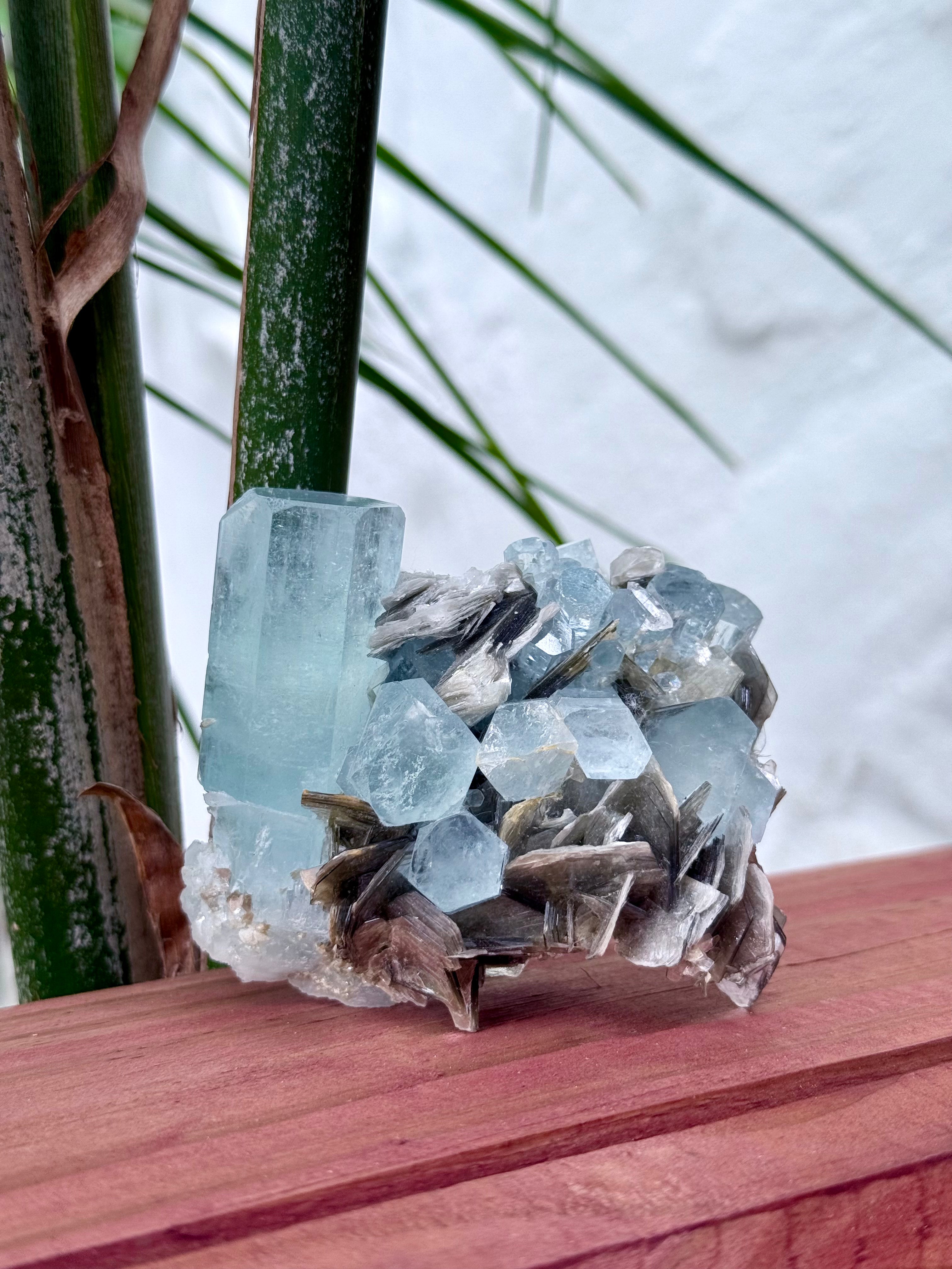 Freeform Aquamarine & Muscovite – Ruby Road Gems San Antonio