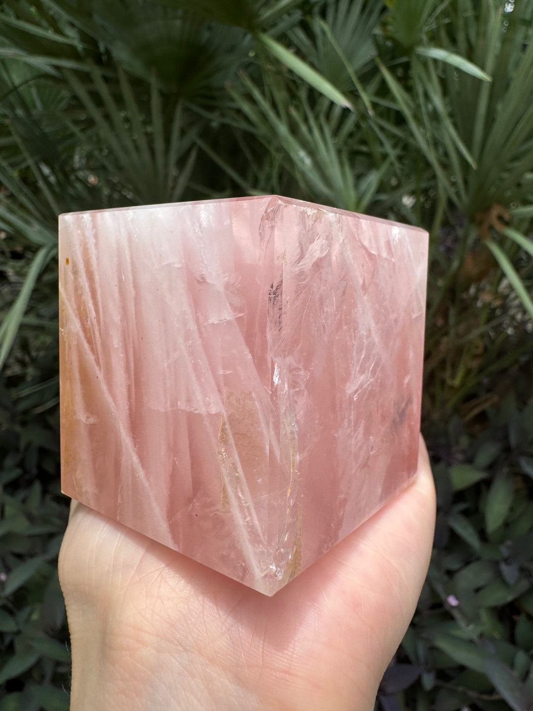 Rose Quartz Cube