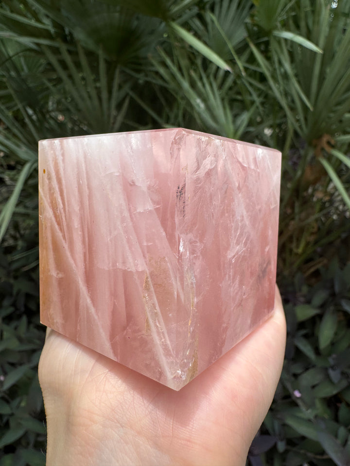 Rose Quartz Cube