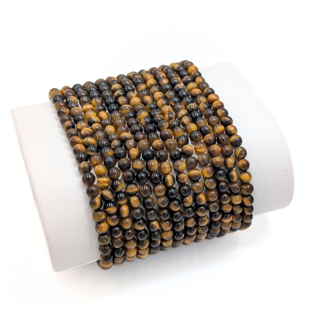 Tiger’s Eye Beaded Bracelet - 4mm