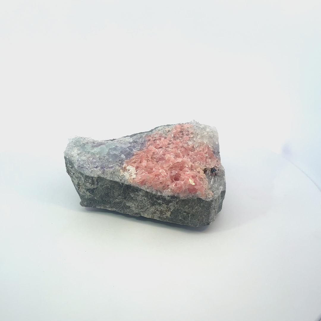 Rhodochrosite & Fluorite Freeform