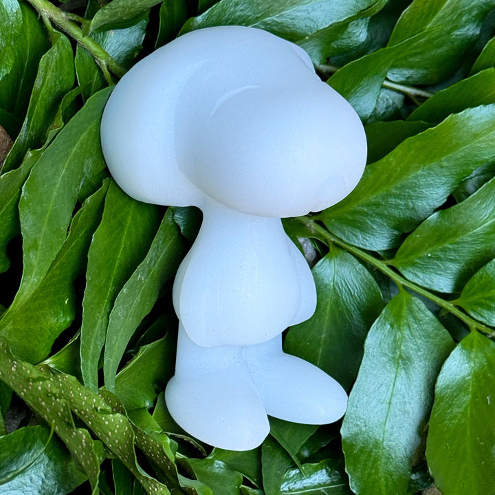 White Jade Snoopy Inspired Figurine