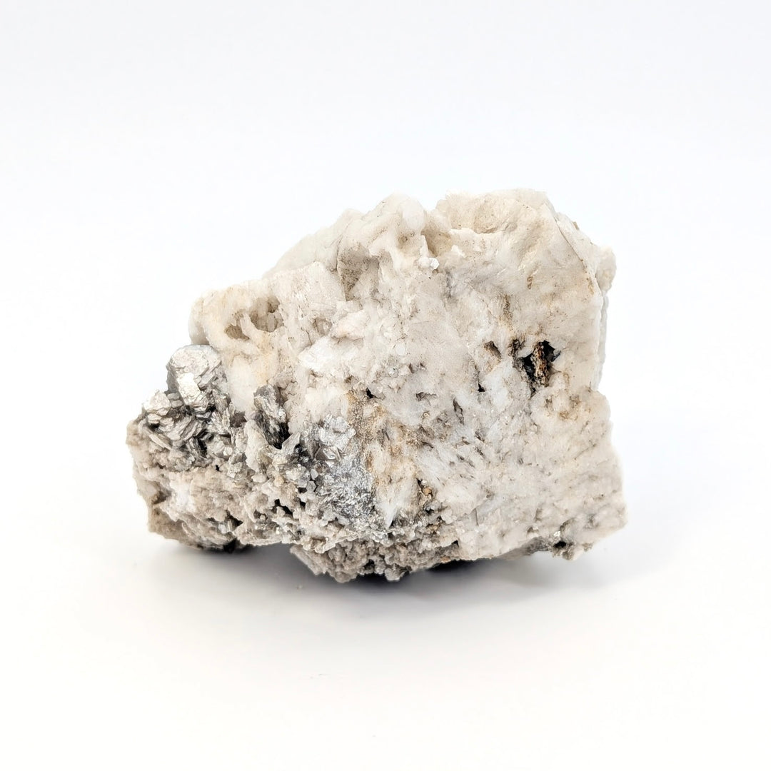 Aquamarine on Cleavelandite with Muscovite