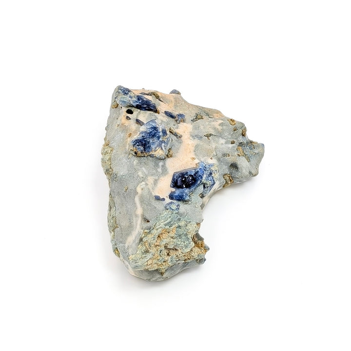Raw Benitoite On Natrolite Matrix Freeform