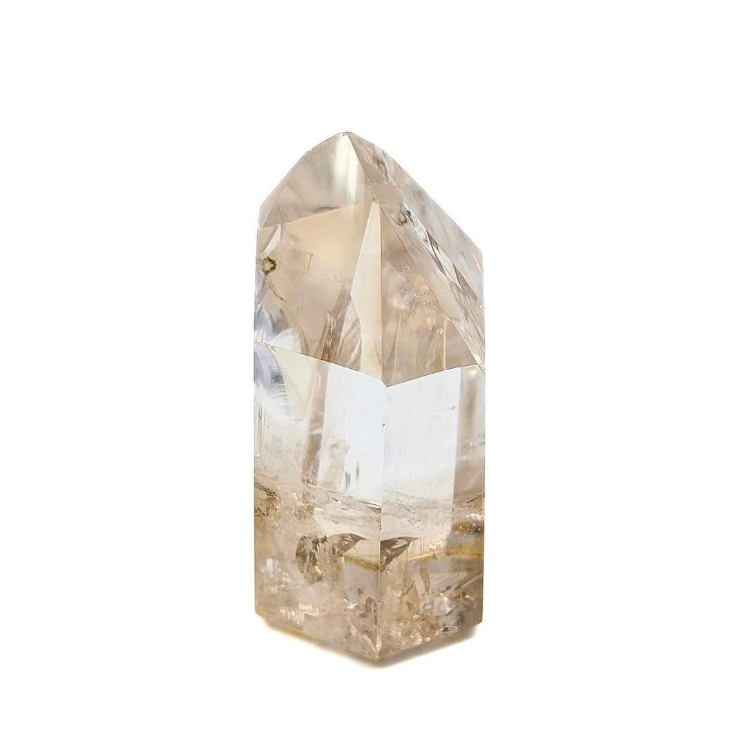 Brazilian Clear Quartz Polished Tower
