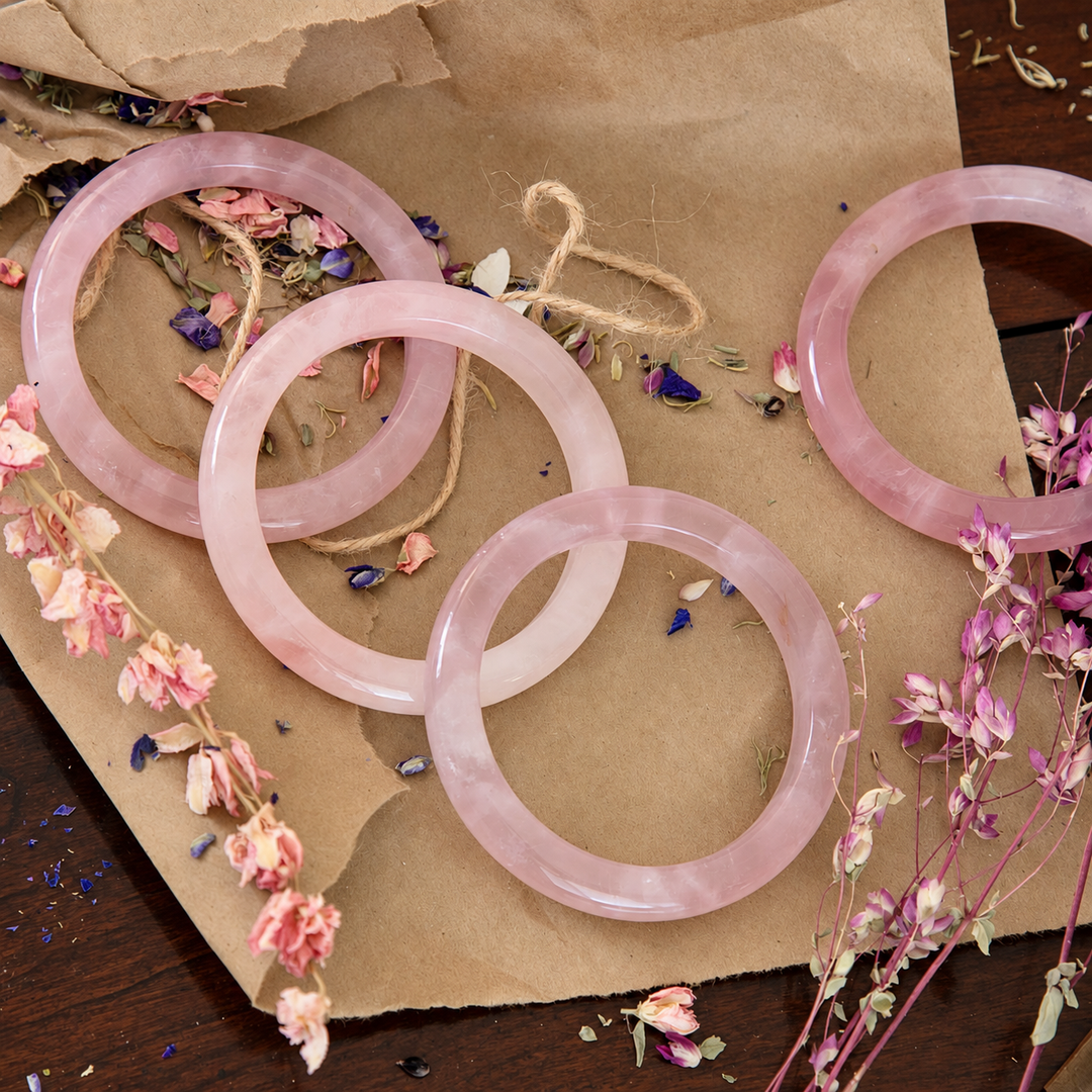 Rose Quartz Bangle