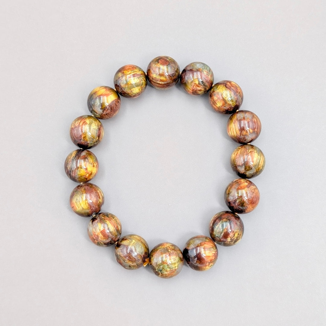 Chinese Brown Pietersite Beaded Bracelets