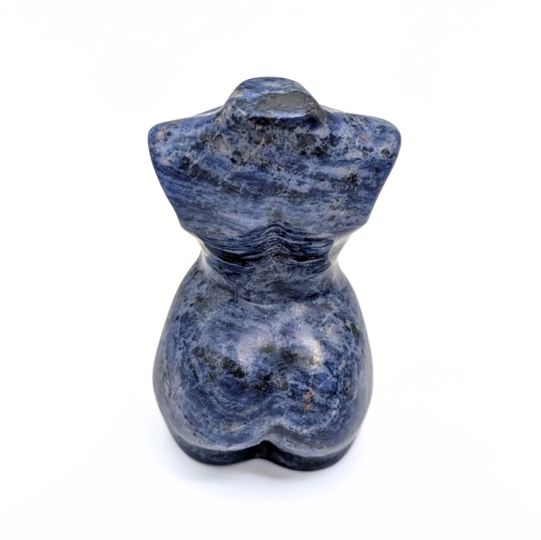 Sodalite Carved Female Torso Figurine