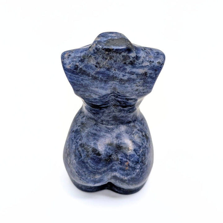 Sodalite Carved Female Torso Figurine
