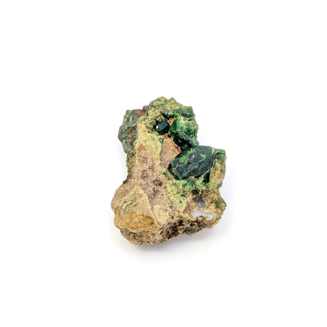 Demantoid Garnet on Host Rock