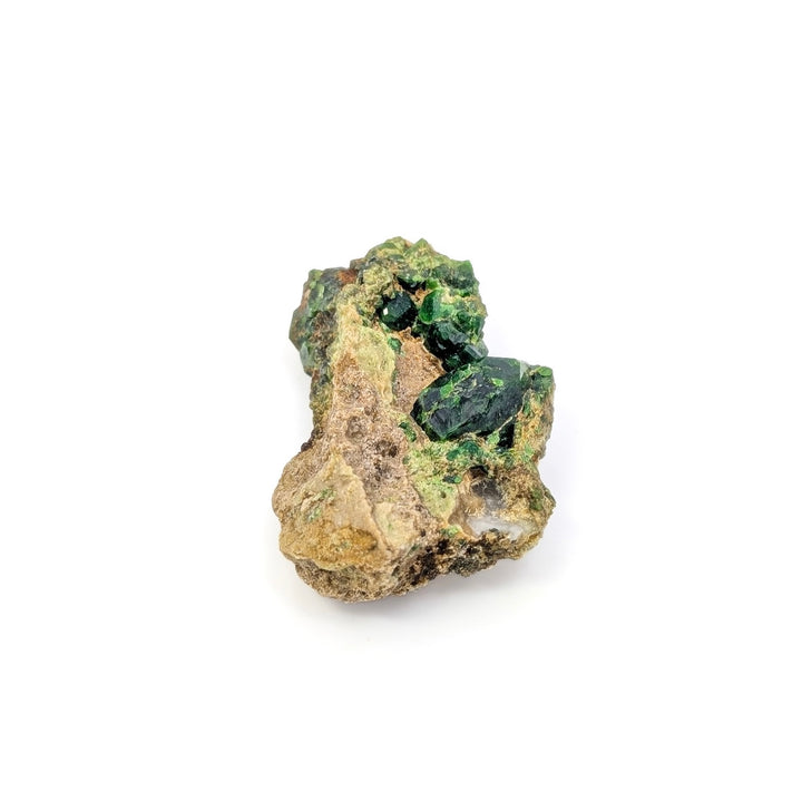 Demantoid Garnet on Host Rock