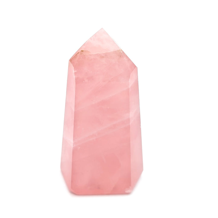 Brazilian Rose Quartz Polished Tower