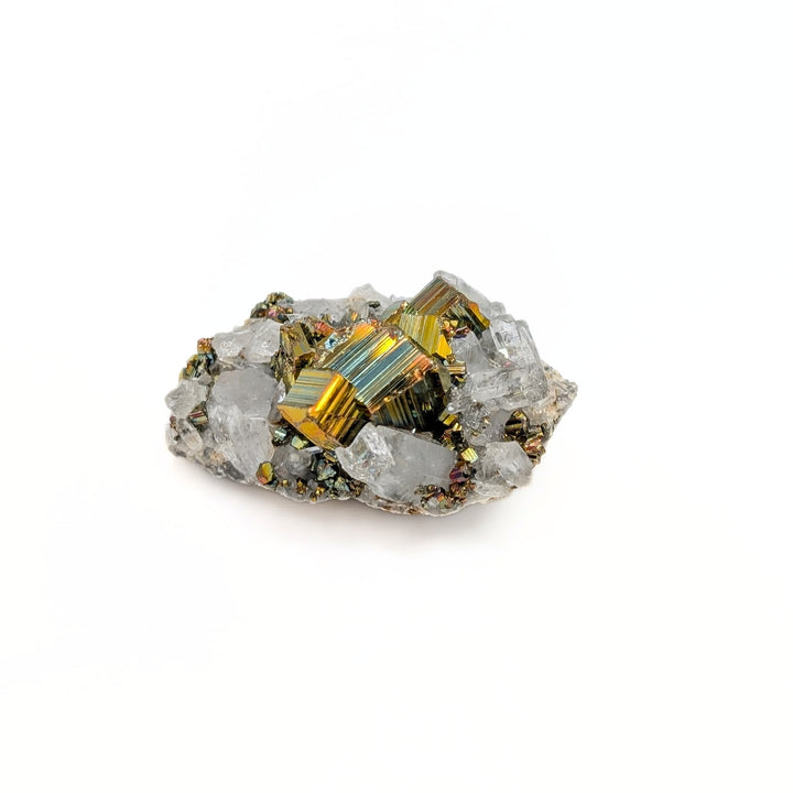 Rainbow Pyrite & Quartz Freeform