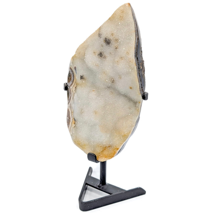 Druzy Agate Slice with Stand