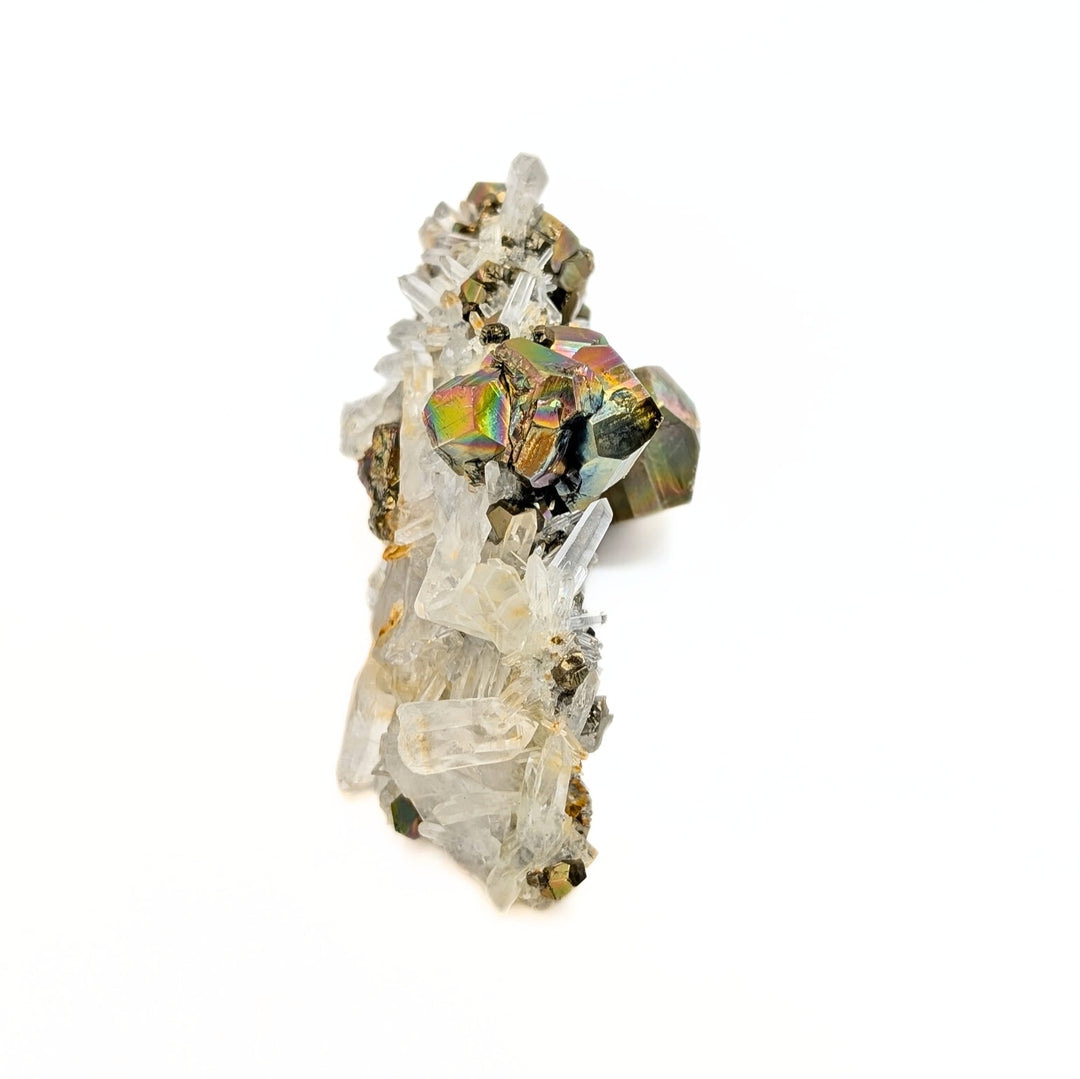 Rainbow Pyrite & Quartz Freeform