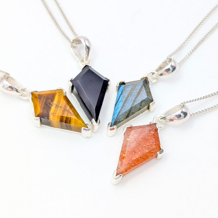 Mixed Gemstone Necklaces in Sterling Silver