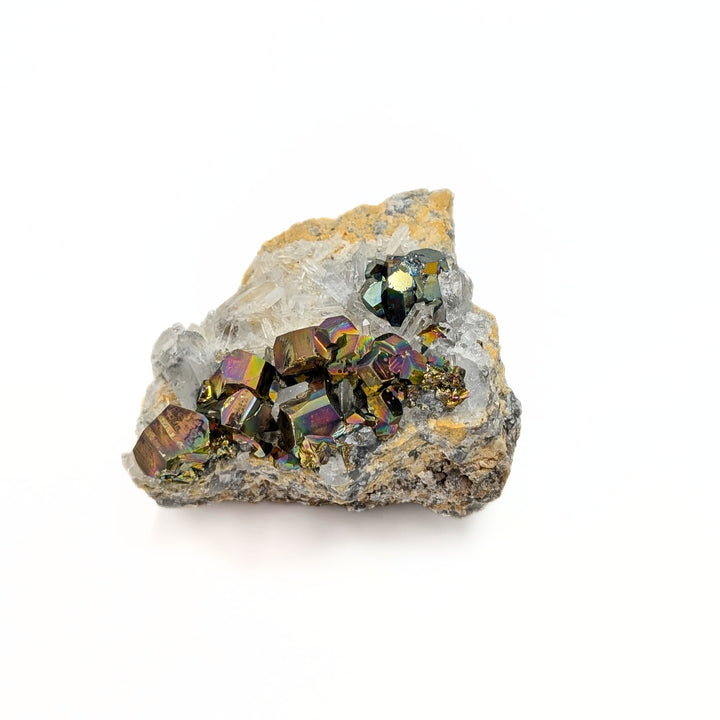 Rainbow Pyrite & Quartz Freeform
