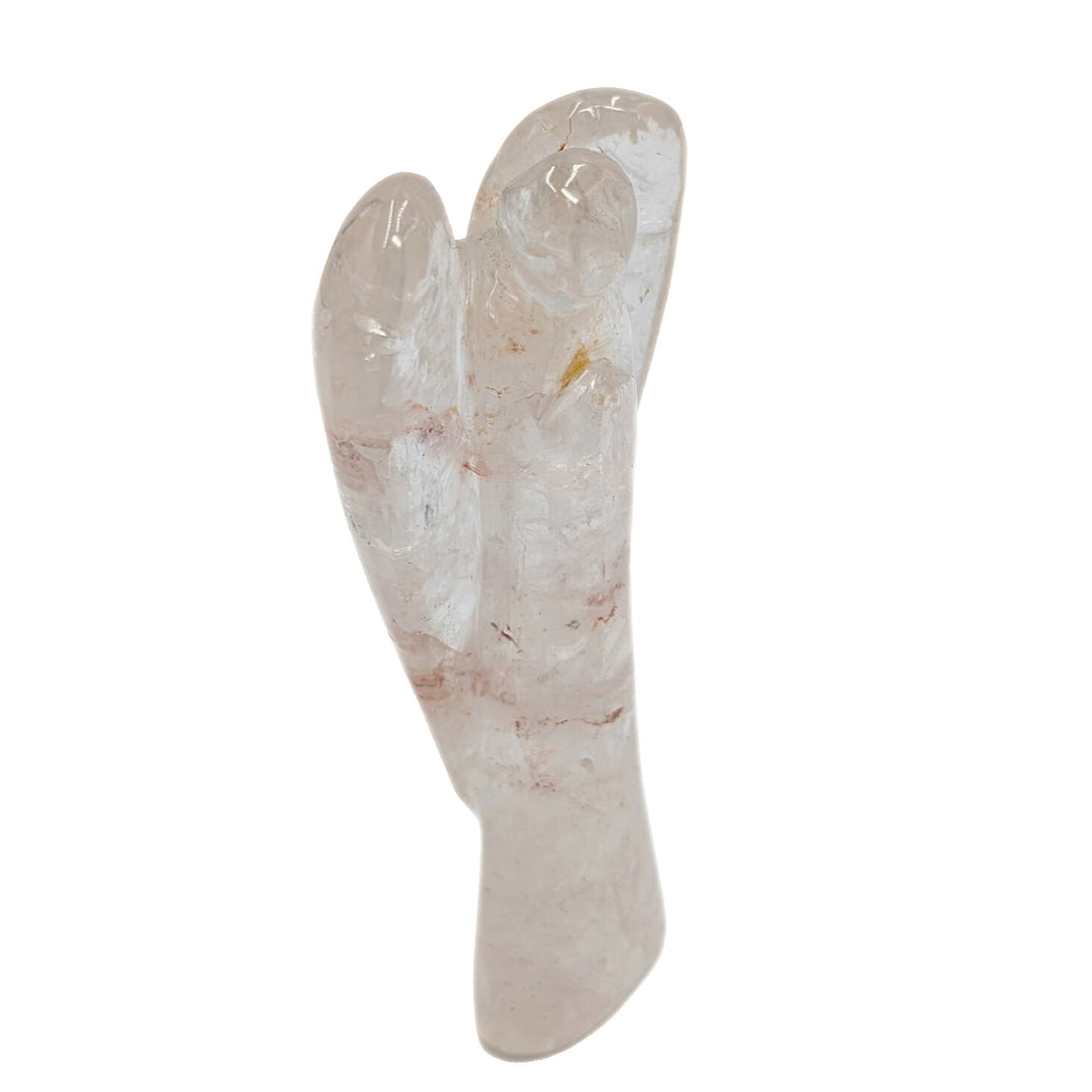 Clear Quartz Carved Angel Figurine