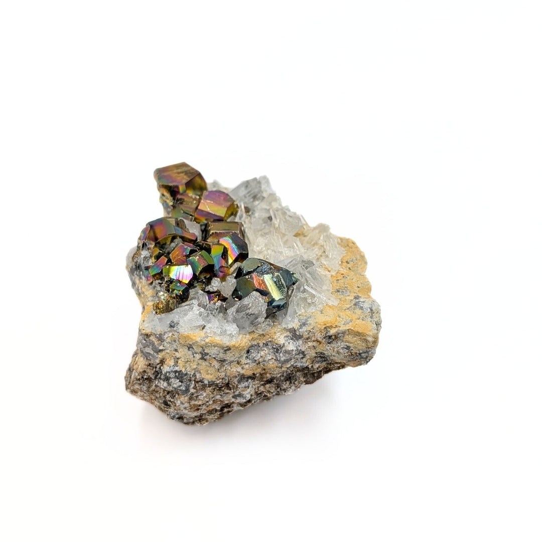 Rainbow Pyrite & Quartz Freeform