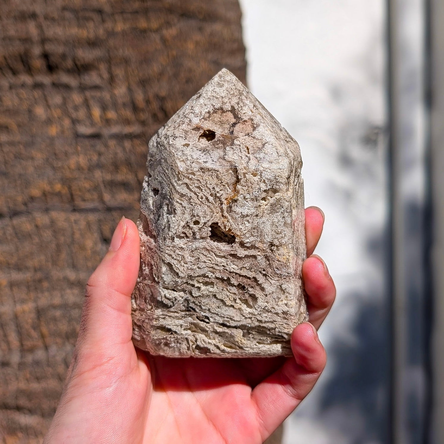 Thousand Layer Garden Quartz Polished Tower – Ruby Road San Antonio