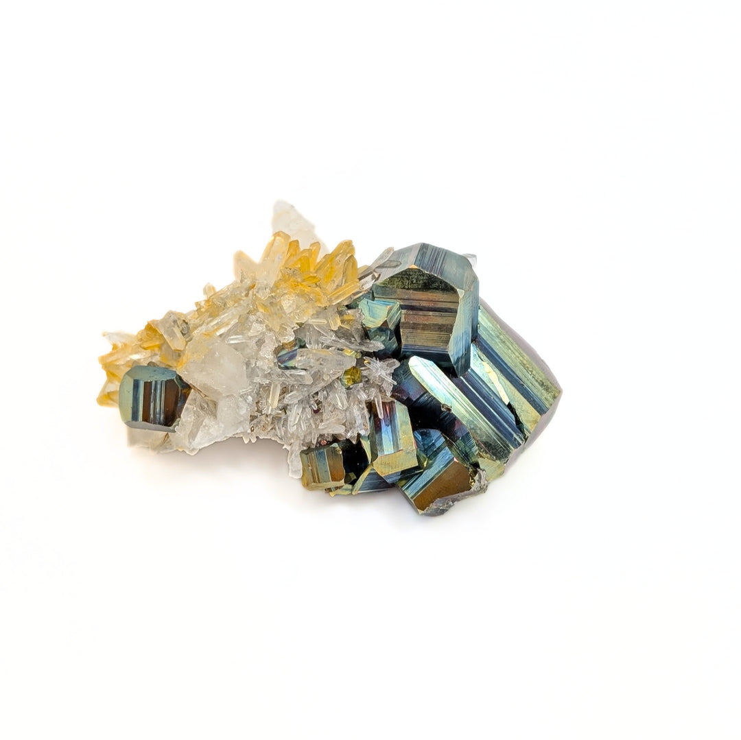 Rainbow Pyrite & Quartz Freeform