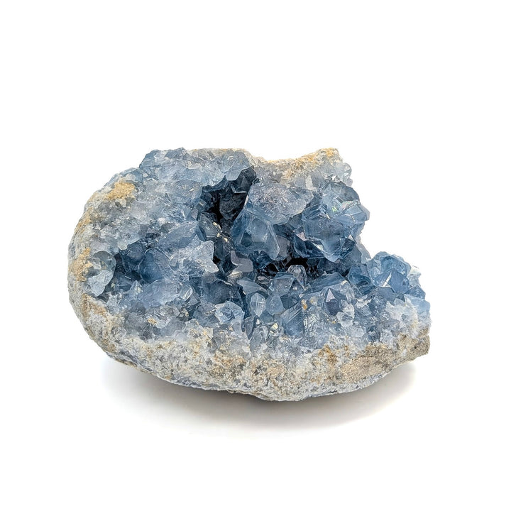 Raw Celestite Crystal Cluster Freeform