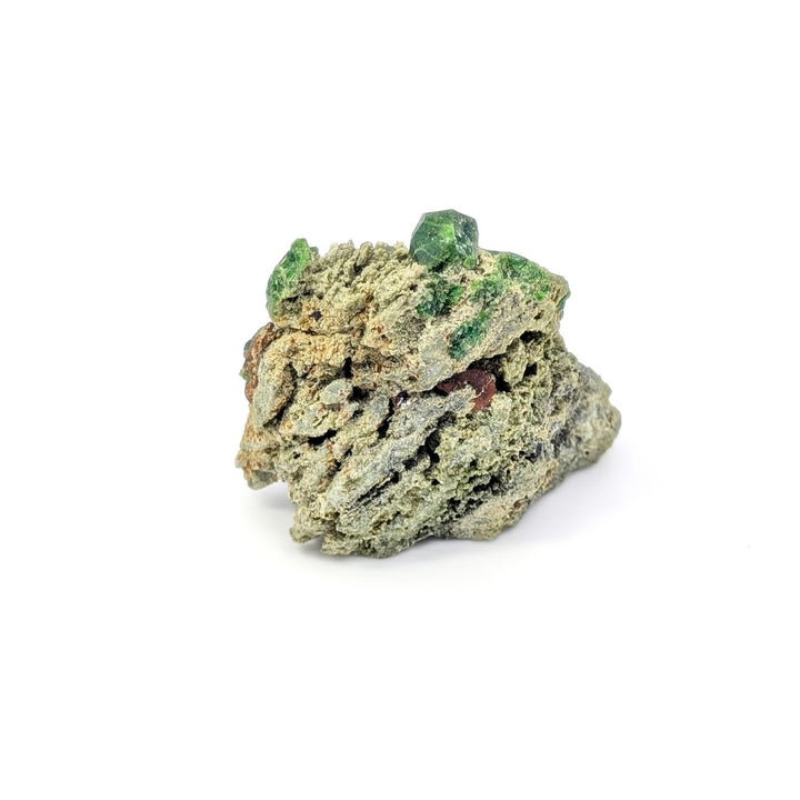 Demantoid Garnet on Host Rock
