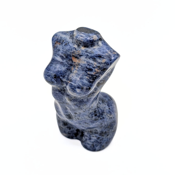 Sodalite Carved Female Torso Figurine