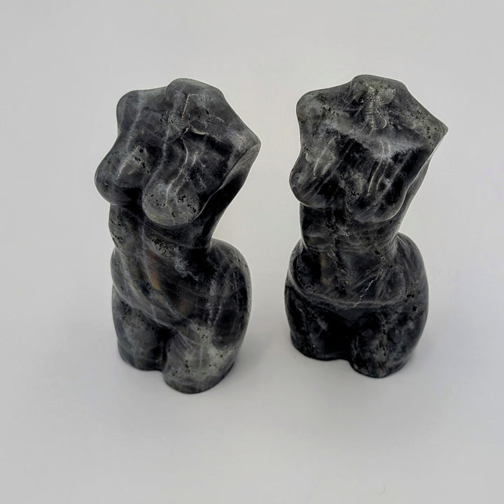 Labradorite Female Torso Figurine Busts