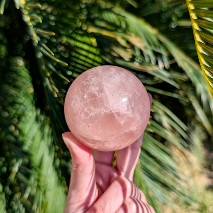 Rose Quartz Polished Sphere