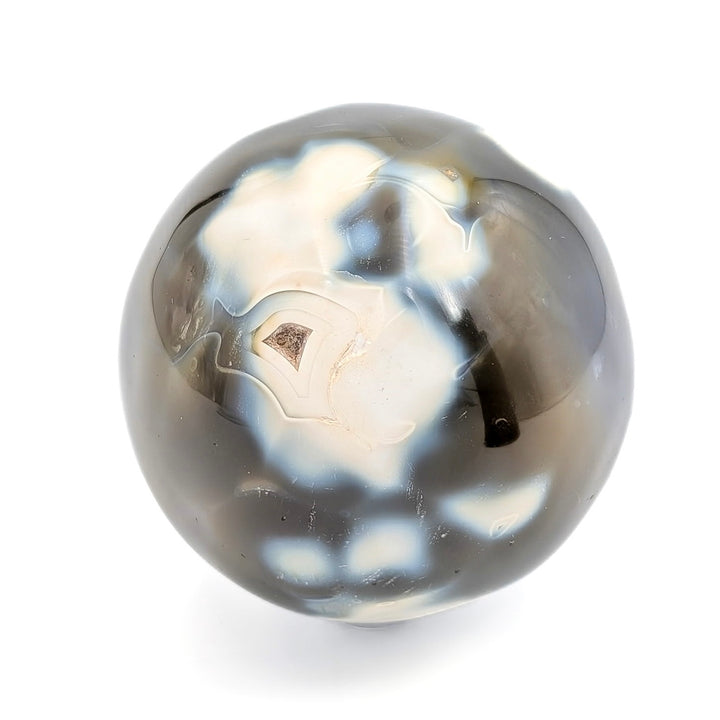 Orca Agate Polished Sphere