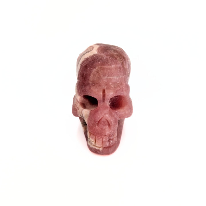 Small Rhodochrosite Skull Figurine