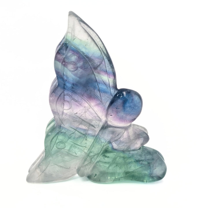 Rainbow Fluorite Fairy Carved Figurine