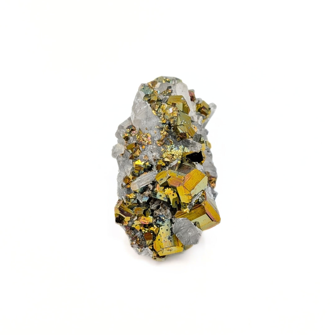 Rainbow Pyrite & Quartz Freeform