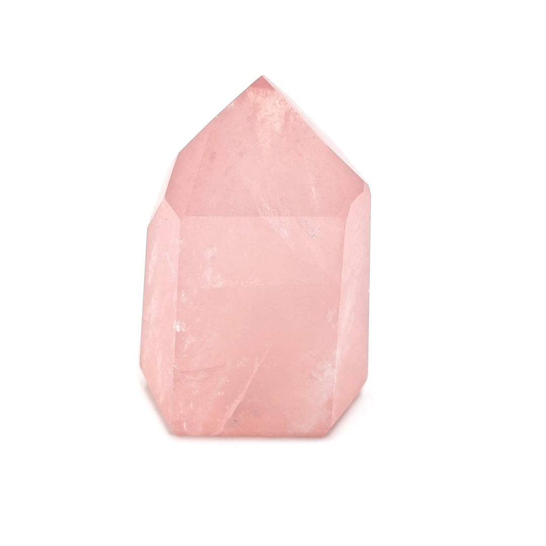 Brazilian Rose Quartz Polished Tower