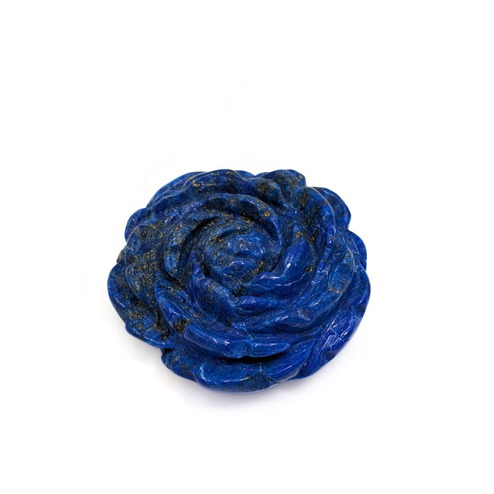 Lapis Lazuli Carved Rose