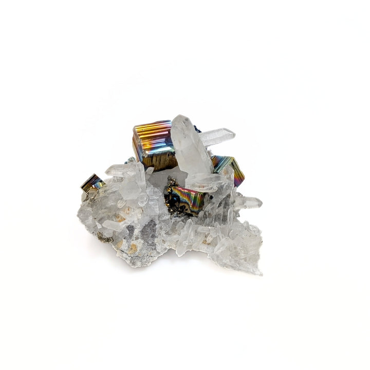 Rainbow Pyrite & Quartz Freeform