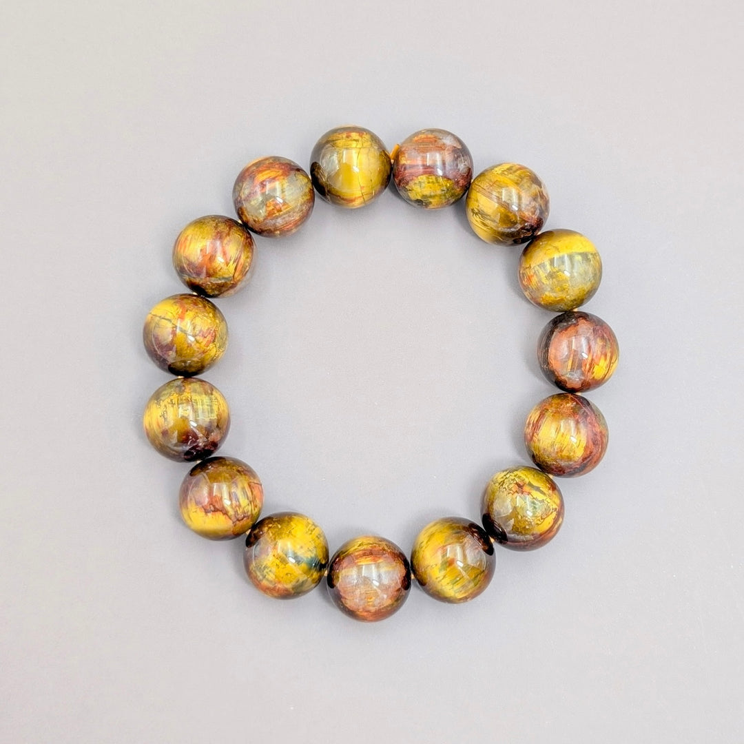 Chinese Brown Pietersite Beaded Bracelets