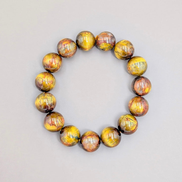 Chinese Brown Pietersite Beaded Bracelets