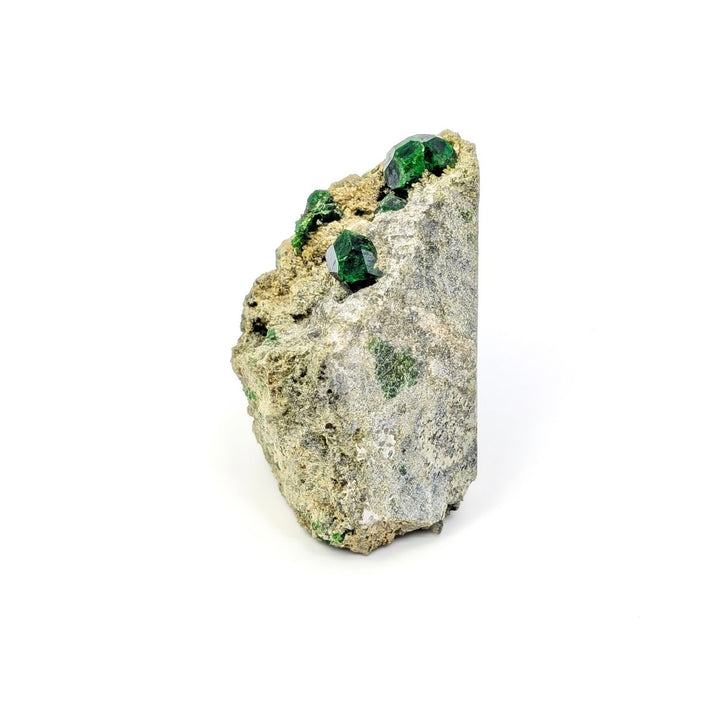 Demantoid Garnet on Host Rock