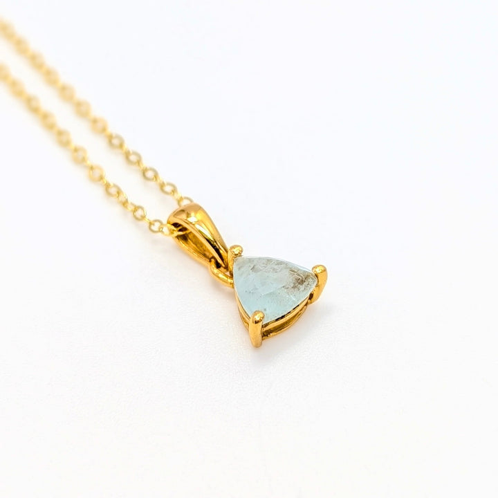 Faceted Gemstone Necklaces in Gold Over Sterling Silver