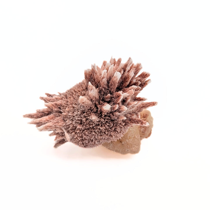 Pink Mordenite on Stilbite Freeform