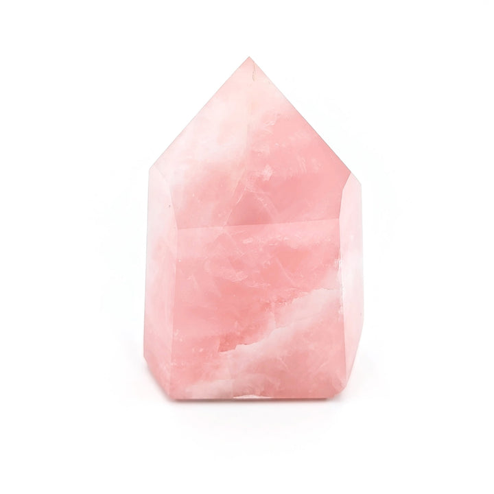 Brazilian Rose Quartz Polished Tower