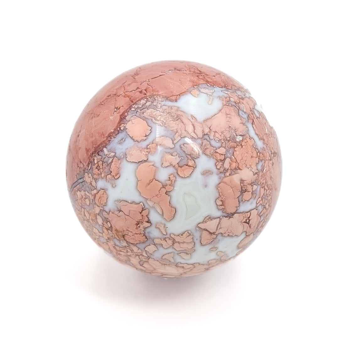 Polished Cotton Candy Agate Sphere