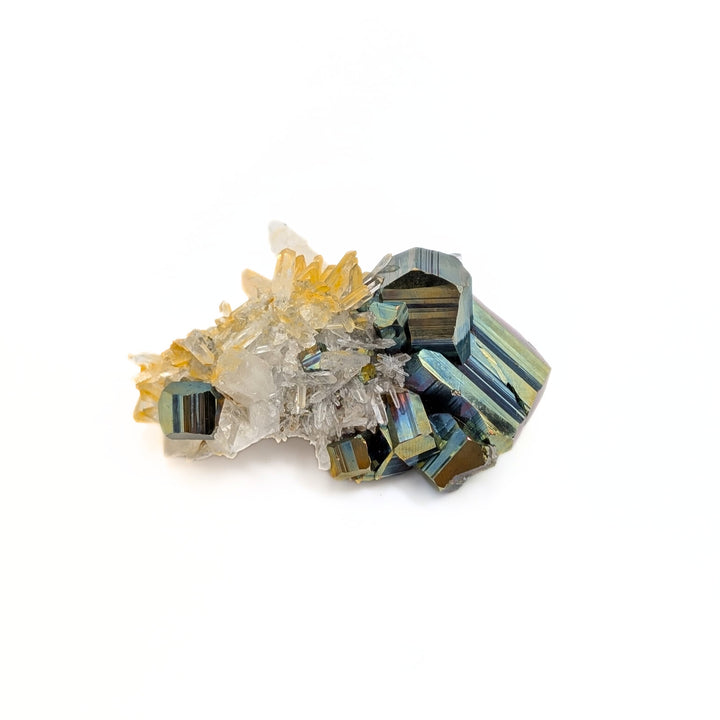 Rainbow Pyrite & Quartz Freeform
