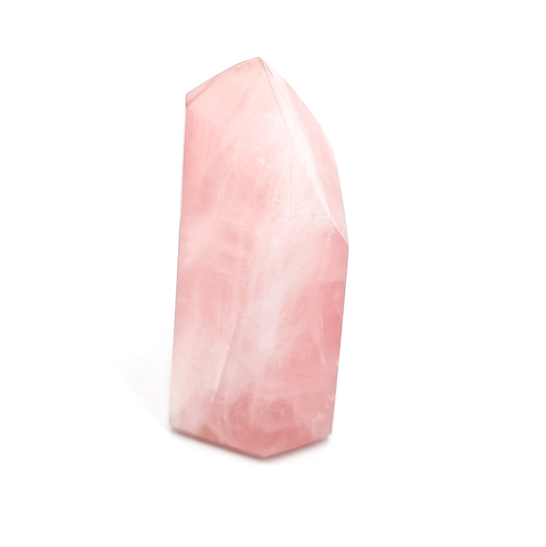 Brazilian Rose Quartz Polished Tower