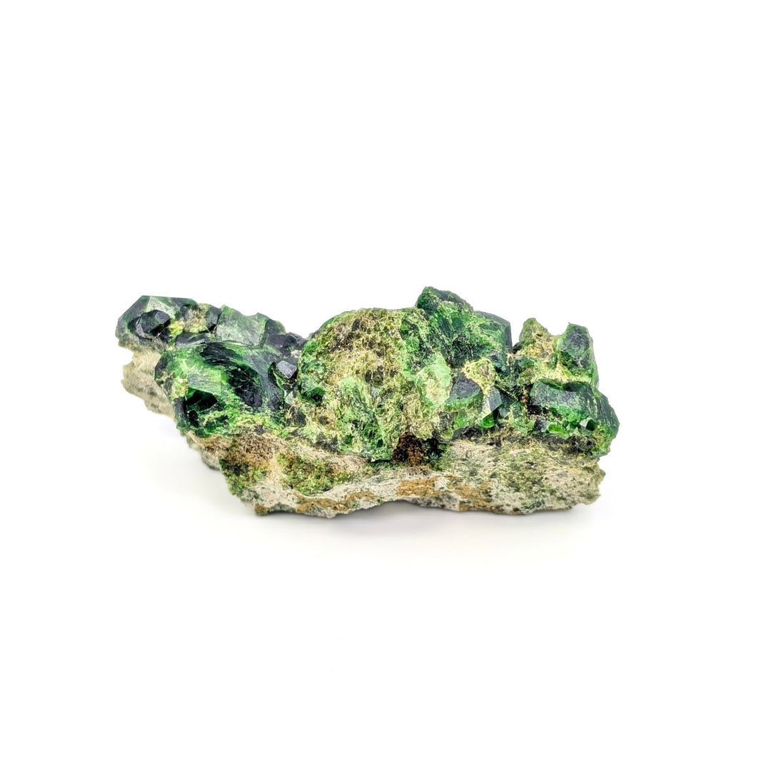 Demantoid Garnet on Host Rock