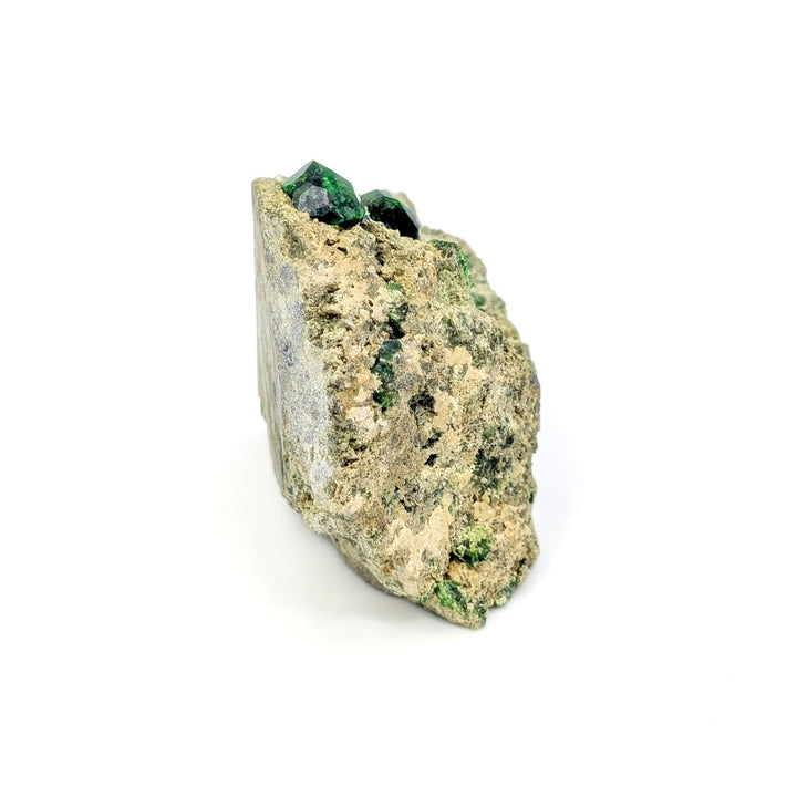 Demantoid Garnet on Host Rock