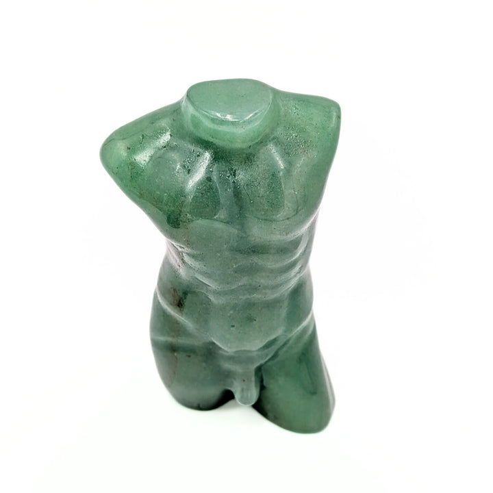 Green Aventurine Male Torso Figurine