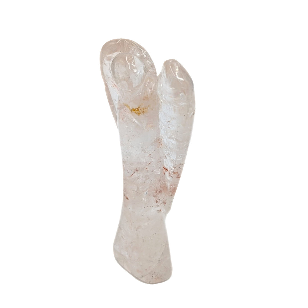 Clear Quartz Carved Angel Figurine